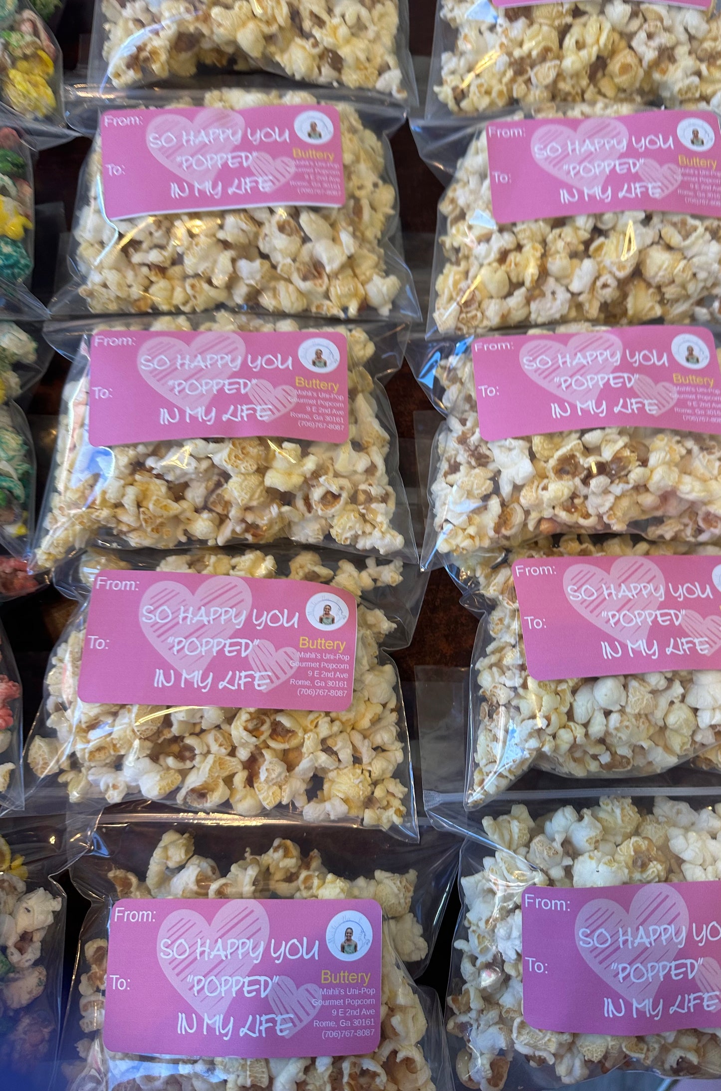 Valentine Day Class Popcorn Goodies