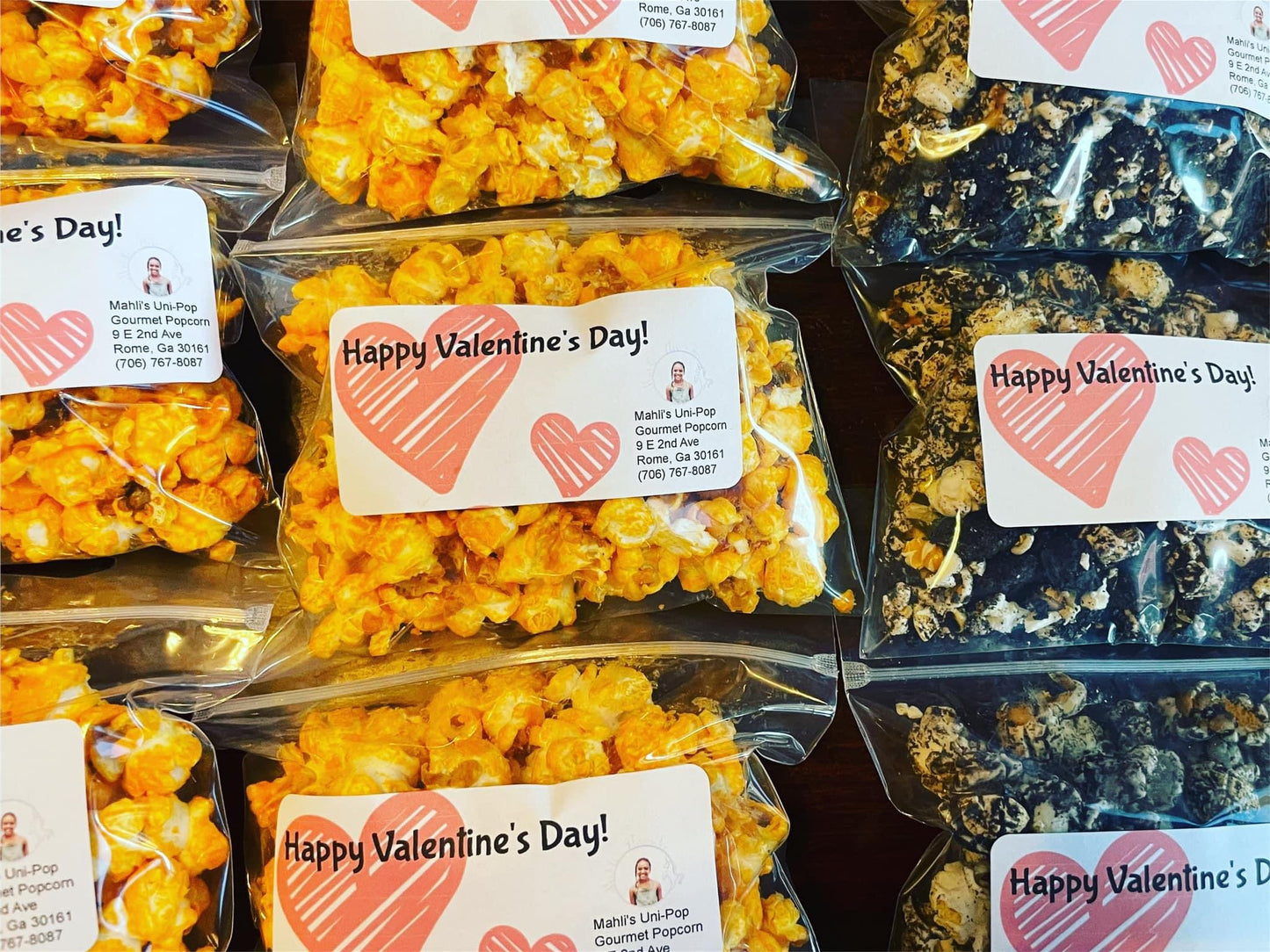 Valentine Day Class Popcorn Goodies